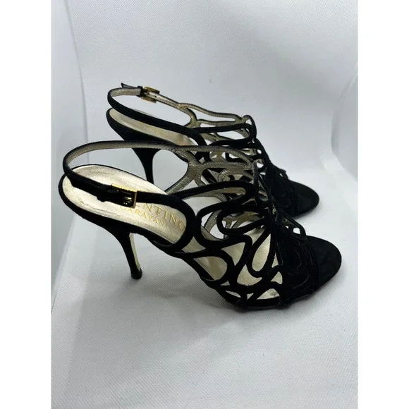 Valentino suede sandals hotsell